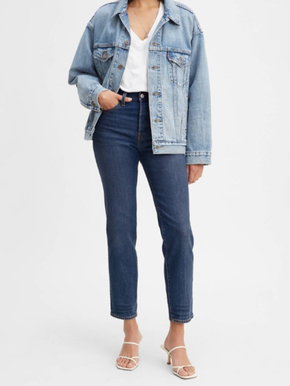 Levi's Wedgie Fit Denim Jeans Women's Dark Wash Size 27